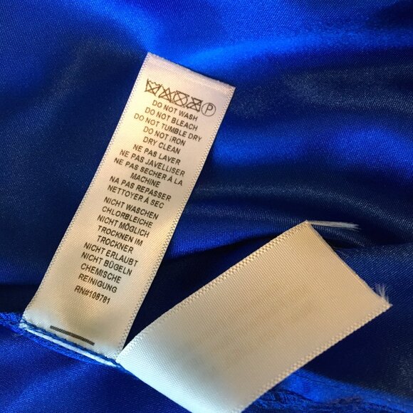 Backless halter neck silk gown,  US 8, fits like 4-6, NWOT - Picture 10 of 11